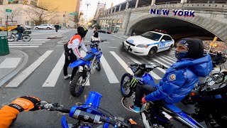 2021 YZ450F IN NEW YORK CITY [upl. by Dyol519]