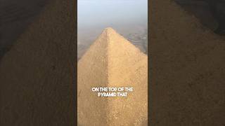 This guy saw something crazy on the top of a pyramid in Egypt 😳 [upl. by Lika]