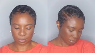 DIY Finger Waves Hairstyle  simply hairstyles for short pixie hair cut [upl. by Amandie99]