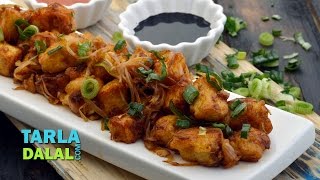 चिली पनीर स्टीर फ्राई रेसिपी Chilli Paneer Stirfry Recipe by Tarla Dalal [upl. by Nurav]