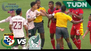 ¡SE ARMÓ LA PELEA en la cancha  Panamá 01 México  CONCACAF Nations League  3er Lugar  TUDN [upl. by Romina]