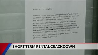 Proposed Indy ordinance would create registry of shortterm rental homeowners [upl. by Yttak]