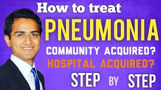 Pneumonia Community amp Hospital Acquired Treatment Guidelines Symptoms Medicine Lecture USMLE [upl. by Anneis]