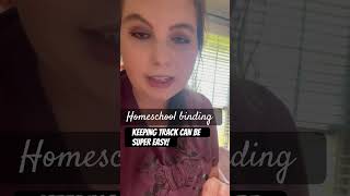 HOMESCHOOLING WITH BINDER NOTEBOOK HELPERR homeschoollife tipsandtricks [upl. by Aimek483]