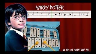 Harry Potter  Glockenspiel  tutorial  spartito [upl. by Esyla954]