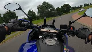 2017 Yamaha MT07 Tracer 700 Walkaround amp Test Ride [upl. by Ellenaej]