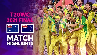 Australia claim maiden Mens T20 World Cup title  Match Highlights  T20WC 2021 [upl. by Millman426]