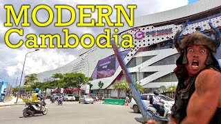 The 1st Fully CambodianOwned MEGA MALL Just Opened [upl. by Nostets]