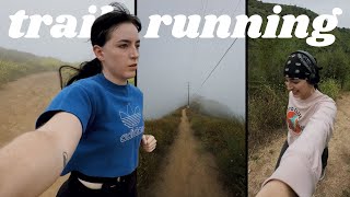 TRAIL RUNNING VLOG  I tried trail running for the first time and loved it [upl. by Rowe]