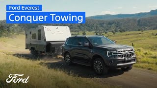 How Ford Everest helps you conquer towing with 35 tonne capability [upl. by Lowson574]