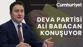 CANLI DEVA Partisi lideri Ali Babacandan yerel seçim sonrası ilk açıklama [upl. by Nezam]