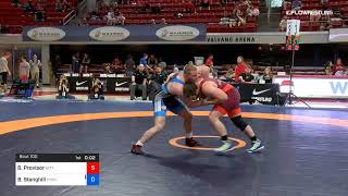 87 Kg Final Ben Provisor Nittany Lion Wrestling Club Vs Barrett Stanghill Minnesota Storm [upl. by Eesdnyl]