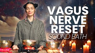 Vagus Nerve Reset to Sleep  Sound Bath Healing Meditation 10 Hours [upl. by Bloom]