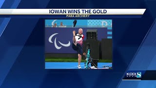 Iowa native Armless Archer takes gold at Paris Paralympics [upl. by Gernhard930]