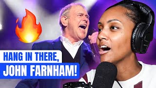 FIRST TIME REACTING TO  John Farnham  quotYoure The Voicequot [upl. by Atileda]