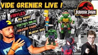 Vide Grenier Tortue Ninja Jurassic Park gros lot de vinyles [upl. by Volnak329]