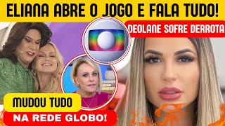 ELIANA quebra o SILÊNCIO sobre NARCISA no SBT Globo planeja mudança DRÁSTICA e dança das cadeiras [upl. by Jami]