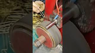 Winding process of copper collars [upl. by Ahsital9]