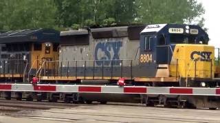 CSX SD402 Hits The Horn [upl. by Nelyak]