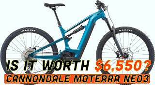 Is The 2022 Cannondale Moterra Neo 3 Worth the 6550 Most wanted eMTB [upl. by Bealle]