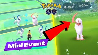 🤯 New quotMINI EVENTquot Absol Event in Pokemon Go  Get Free Shiny Absol in Pokémon Go [upl. by Healion]