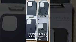 iphone 16 Silicone Case vs Beats Case iphone16 promax magsafe siliconecase beats [upl. by Violante]