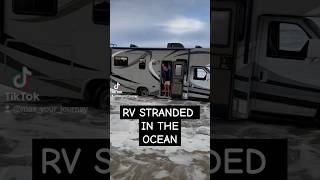 RV STRANDED IN THE OCEAN  RV FAIL  PISMO BEACH FLOODING rvlife fail california [upl. by Alimaj]