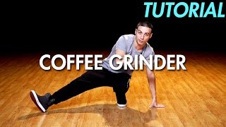 How to do the Coffee Grinder  Helicopter Hip Hop Dance Moves Tutorial  Mihran Kirakosian [upl. by Malo]