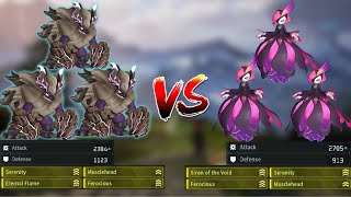 3 Blazamut Ryu vs 3 Bellanoire Libero  Epic Raid Boss Showdown in Palworld [upl. by Dukey539]