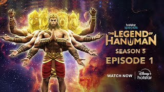 Hanuman vs Makardhwaj  Hotstar Specials The Legend Of Hanuman S5  Episode 1 [upl. by Eninnaj99]