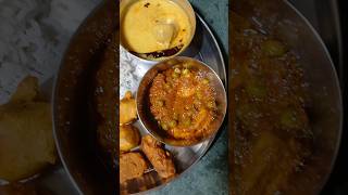 Kadhi chawal thali shorts youtubeshorts food [upl. by Haimerej]