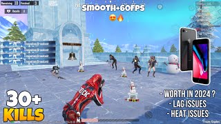 iPhone 8😍super smooth 60fps gameplay🔥 iPhone 8 pubg test in 2024 [upl. by Elpmid]