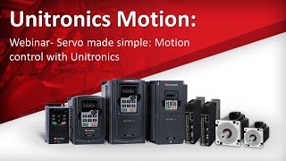 Servo made simple Motion control with Unitronics A webinar [upl. by Spitzer994]