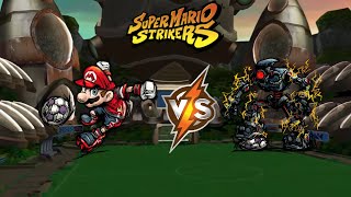 Super Mario Strikers  Mario vs Super Team Crater Field [upl. by Lledrac554]