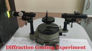 Diffraction Grating Experiment [upl. by Egroj]