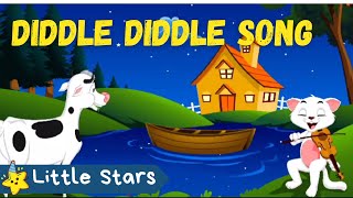 Hey Diddle Diddle Nursery Rhymes amp Kids Songs  Little Stars [upl. by Farmer31]