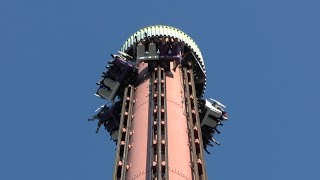 Drop Tower HD POV  Californias Great America [upl. by Kimbra]