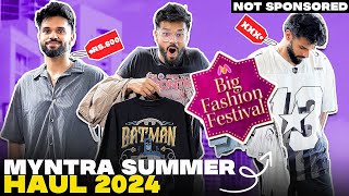 G Faad MYNTRA Big Fashion Festival 2024  SUMMER ESSENTIALS  BeYourBest Fashion by San Kalra [upl. by Sineray]