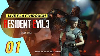 Racoon City Jadi Neraka  Resident Evil 3 Remake Live Playthrough Eps1 [upl. by Nodnek99]