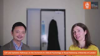 Doctorate in Clinical Psychology at RHUL  CBT and Systemic Pathways [upl. by Arrait]