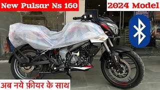 Bajaj Pulsar Ns 160 New Model 2024✌️On Road Price Mileage Feature  pulsar ns 160 new 2024 model [upl. by Gilmour]