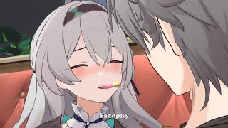 Firefly plays Pocky Game  Honkai Star Rail [upl. by Anaillil]