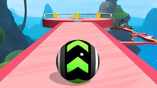 Sky Rolling Ball 3D Gameplay Speedrun Max All Levels 410 [upl. by Armalla]