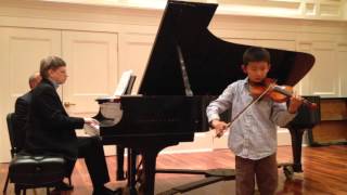 Concertino for Violin and Piano by George Perlman 3rd movement [upl. by Xenia]