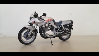 Tamiya Suzuki GSX1100S Katana 112 scale model kit review [upl. by Hazrit487]