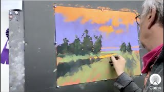 Tony Allain Demo for PSSC Pastel Tips and Techniques [upl. by Sand]