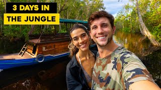 We Took a 3 Day Borneo Jungle Cruise Orangutan Land [upl. by Kornher]