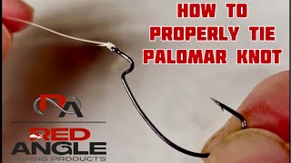 How to PROPERLY Tie a Palomar Fishing Knot [upl. by Darrel914]