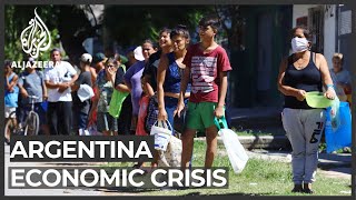 In Argentina coronavirus brings more economic pain [upl. by Athalla]