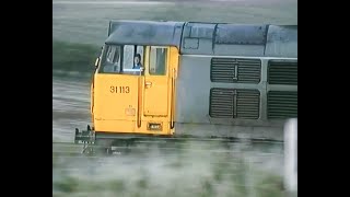 British Rail 1989  Trains on Stoke bank ECML [upl. by Brynna534]